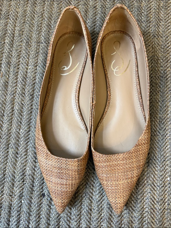 Sam Edelman Shoes - Sam Edelman Woven Pointed Toe Women’s Flats in Tan